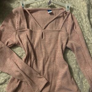 Old Navy Soft Pink Knit Top